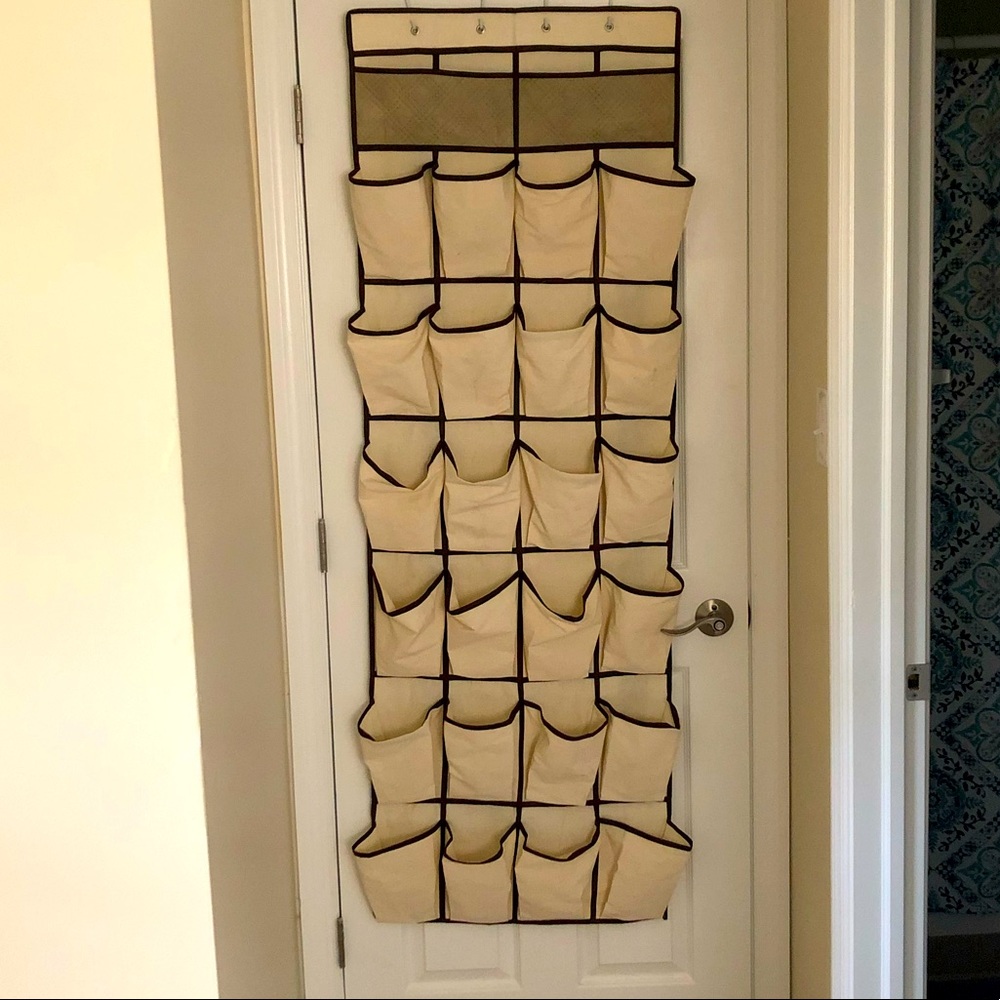 Over the door shoe rack